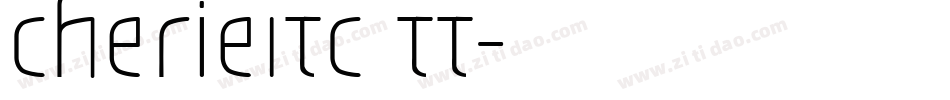 CherieITC TT字体转换